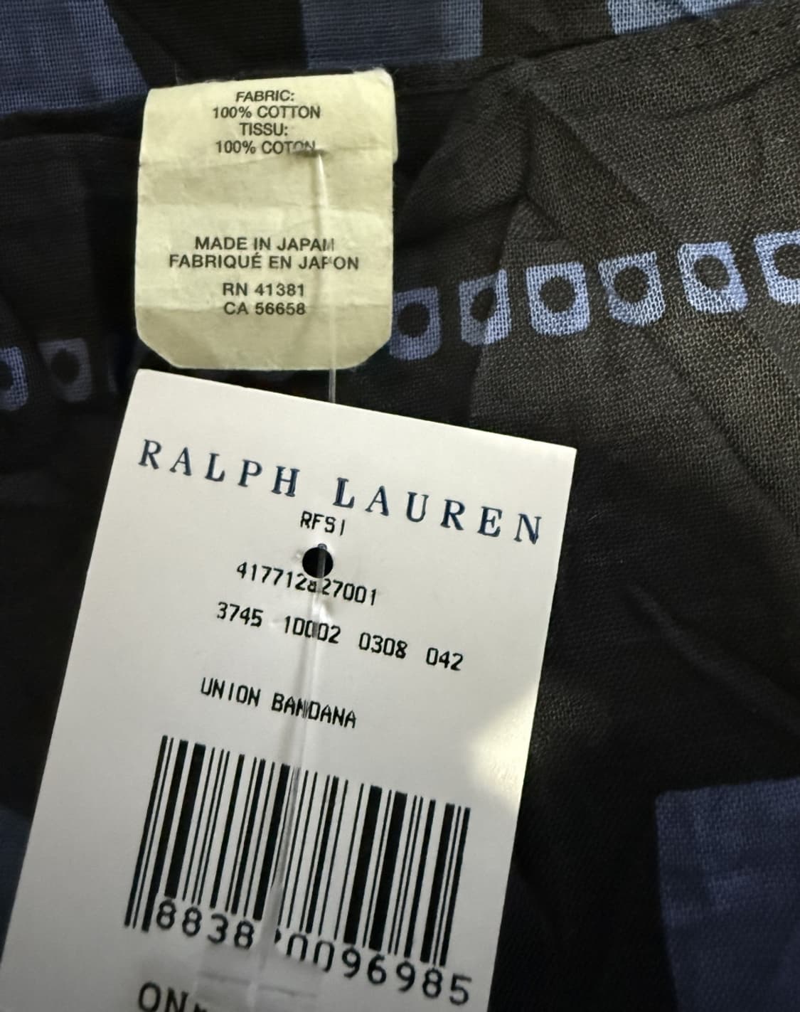 RRL "American Workwear Co." 유니온 반다나 상품이미지5