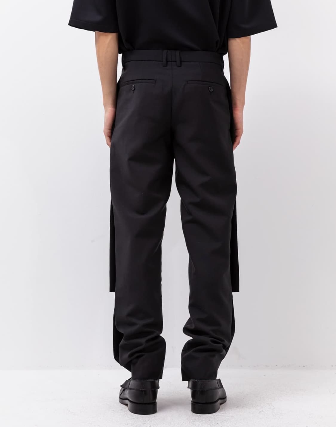 T/SEHNE TRIANGLE SHAPE LAYERED TROUSERS 상품이미지3