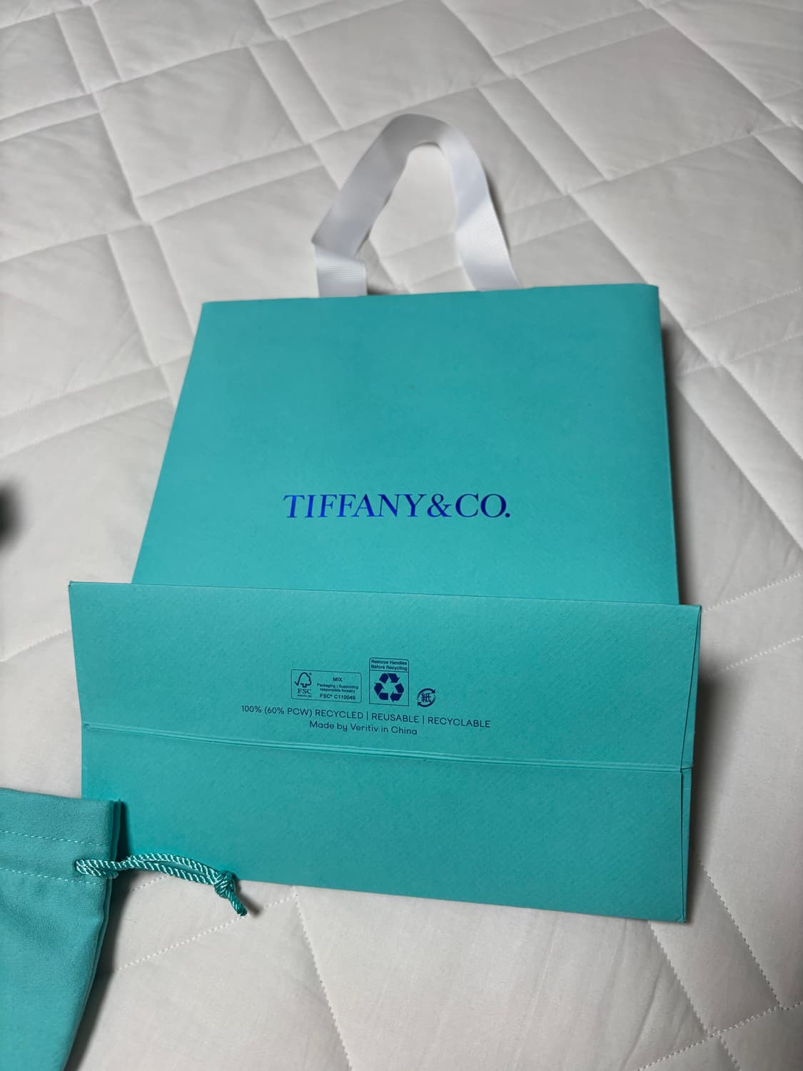 [미착용 새상품] 티파니앤코 T 스마일 팔찌 로즈골드 미디움 상품이미지6