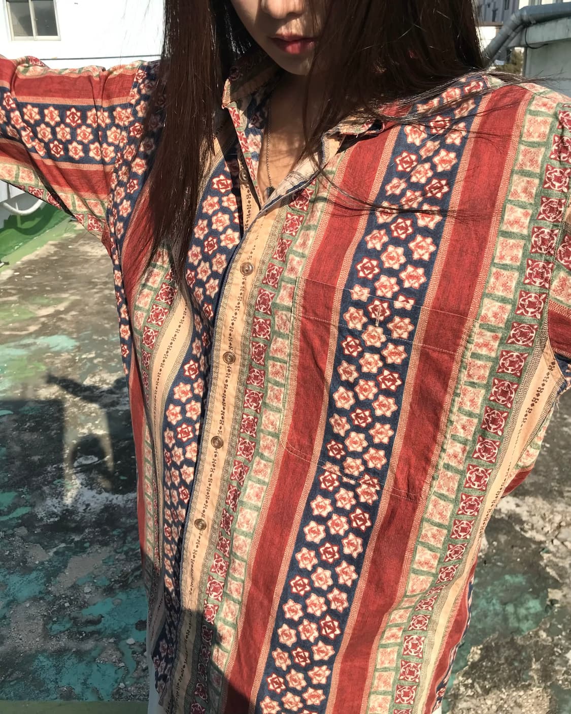 CHAPS 에스닉 패턴 셔츠  상품이미지1