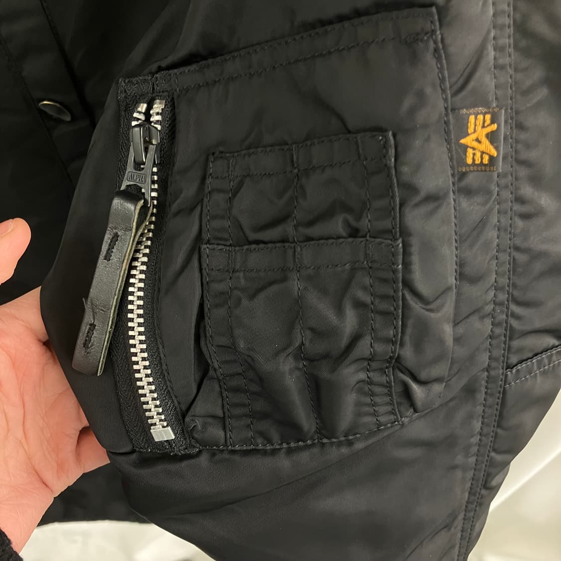 알파인더스트리 N3B 블랙 파카 L 상품이미지6