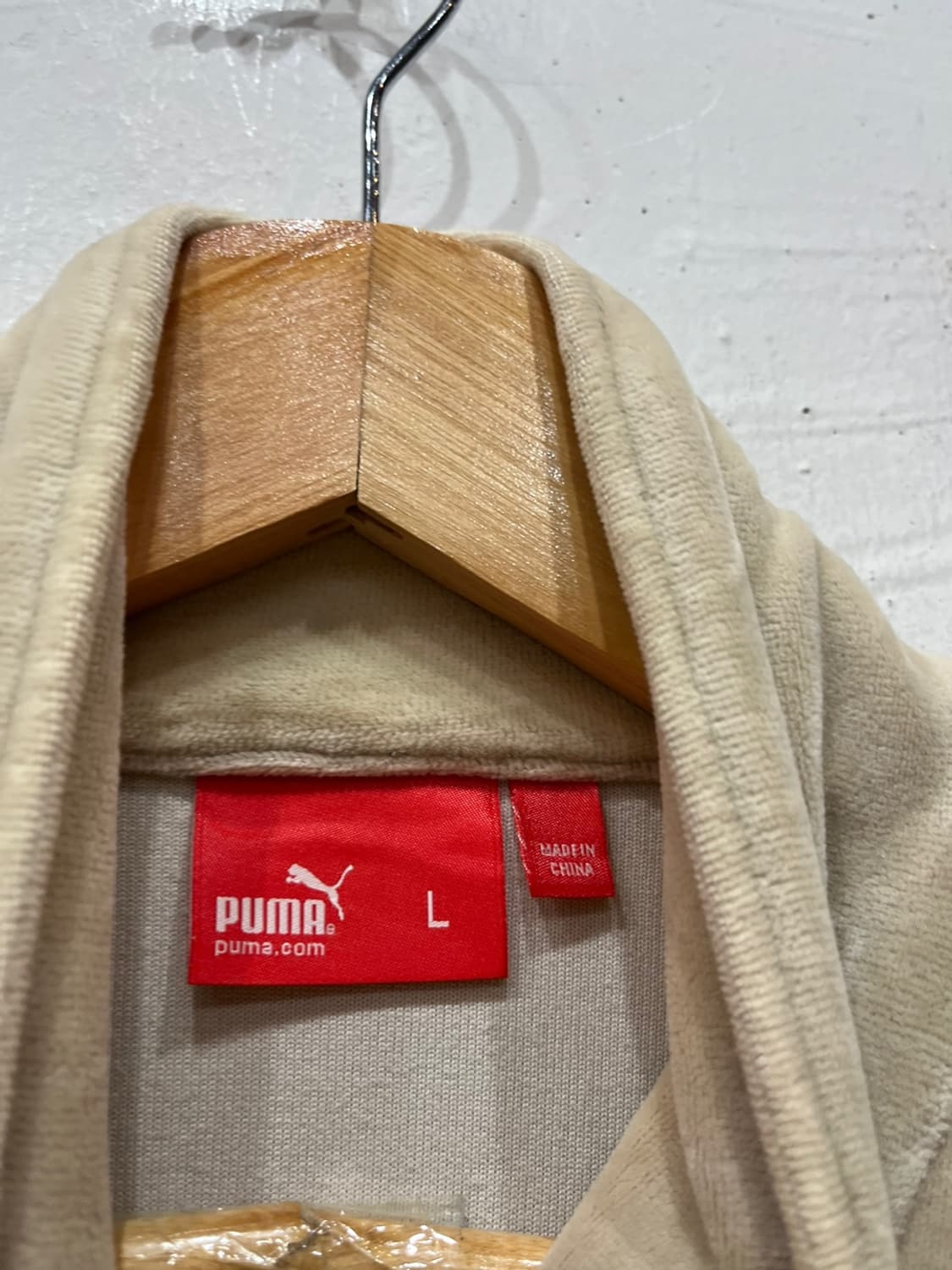 PUMA 퓨마 재팬 핑크로고 벨벳 트랙탑 져지 우먼즈  상품이미지7