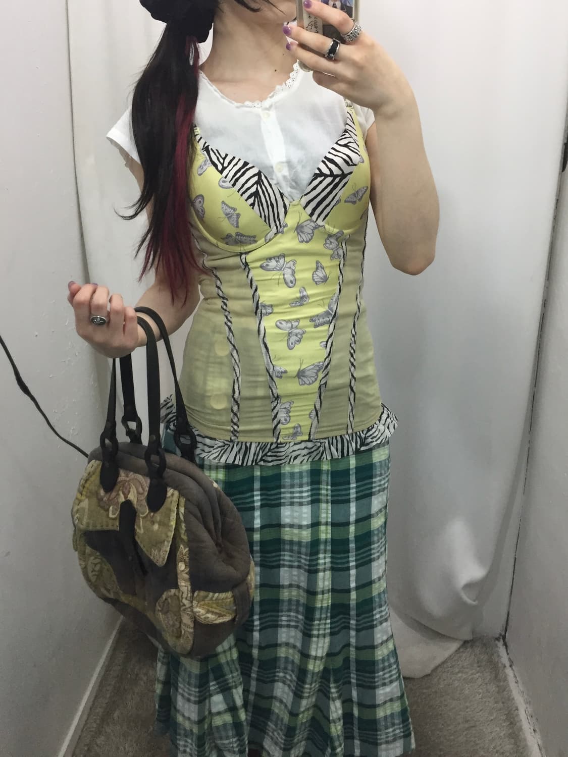 그린 체크 소녀 🍭 상품이미지3