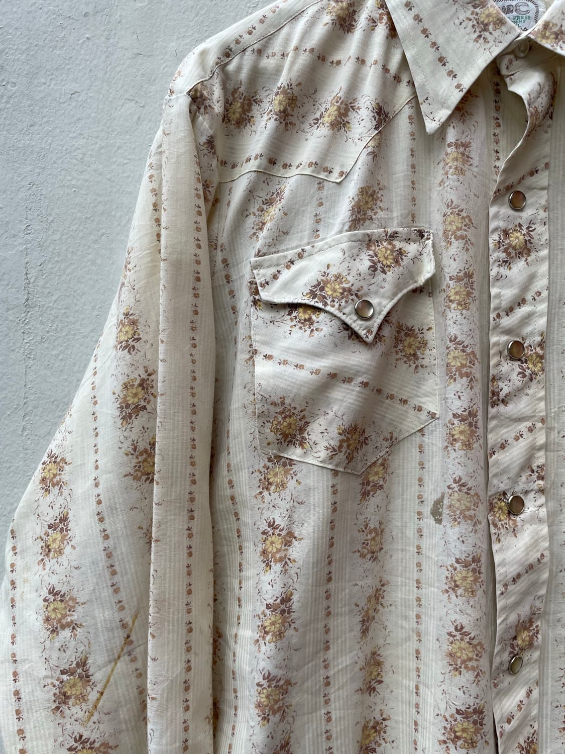 H bar C flower western shirt 상품이미지6