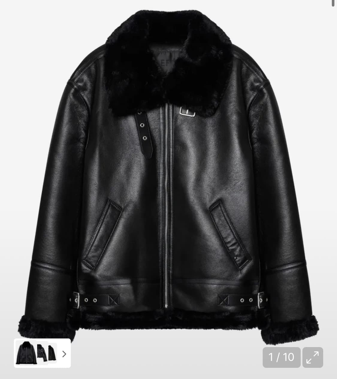 무스탕 (블랙)  상품이미지6