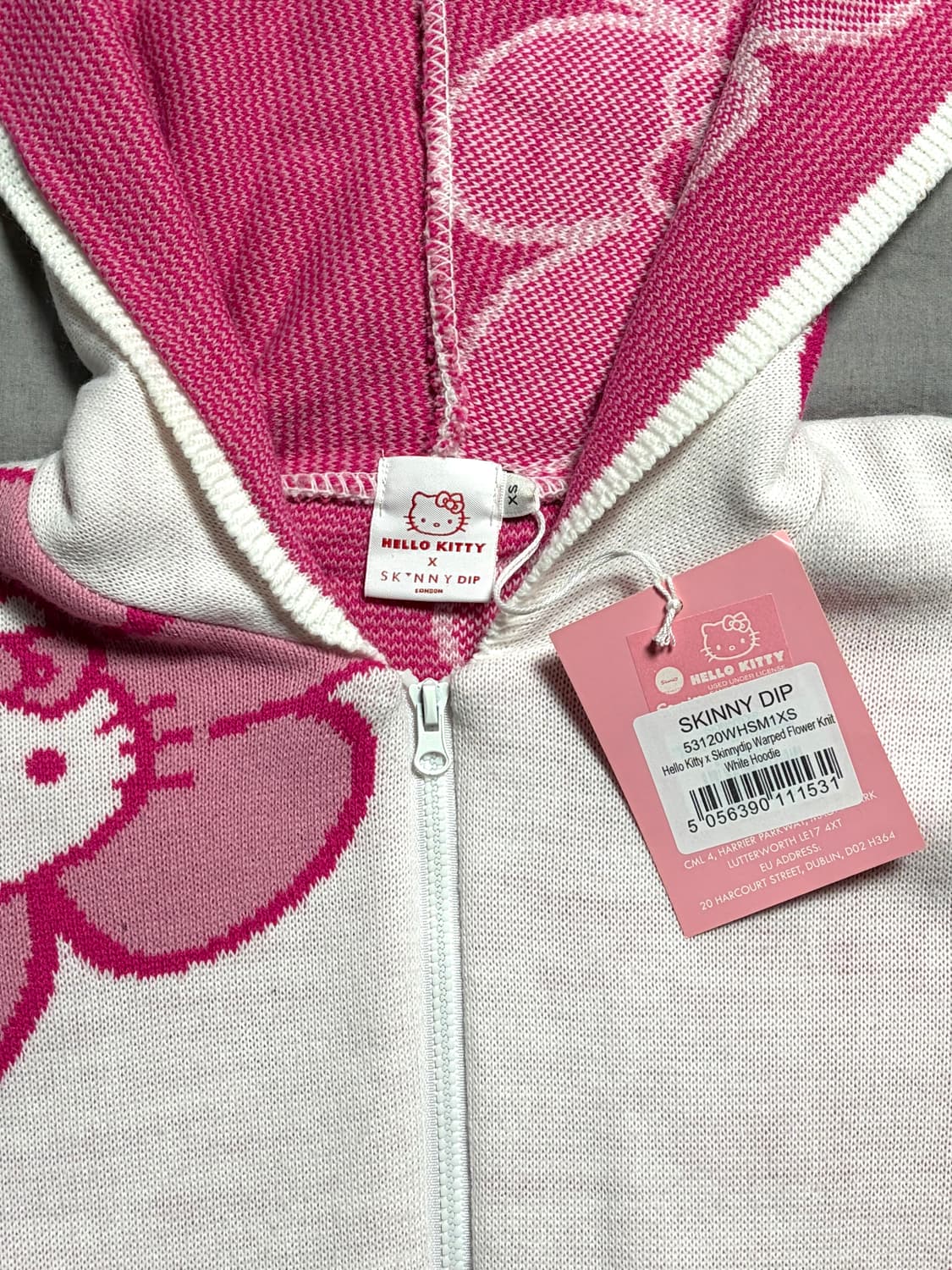 Hello Kitty X SKINNY DIP LONDON  니트 후드집업 상품이미지2