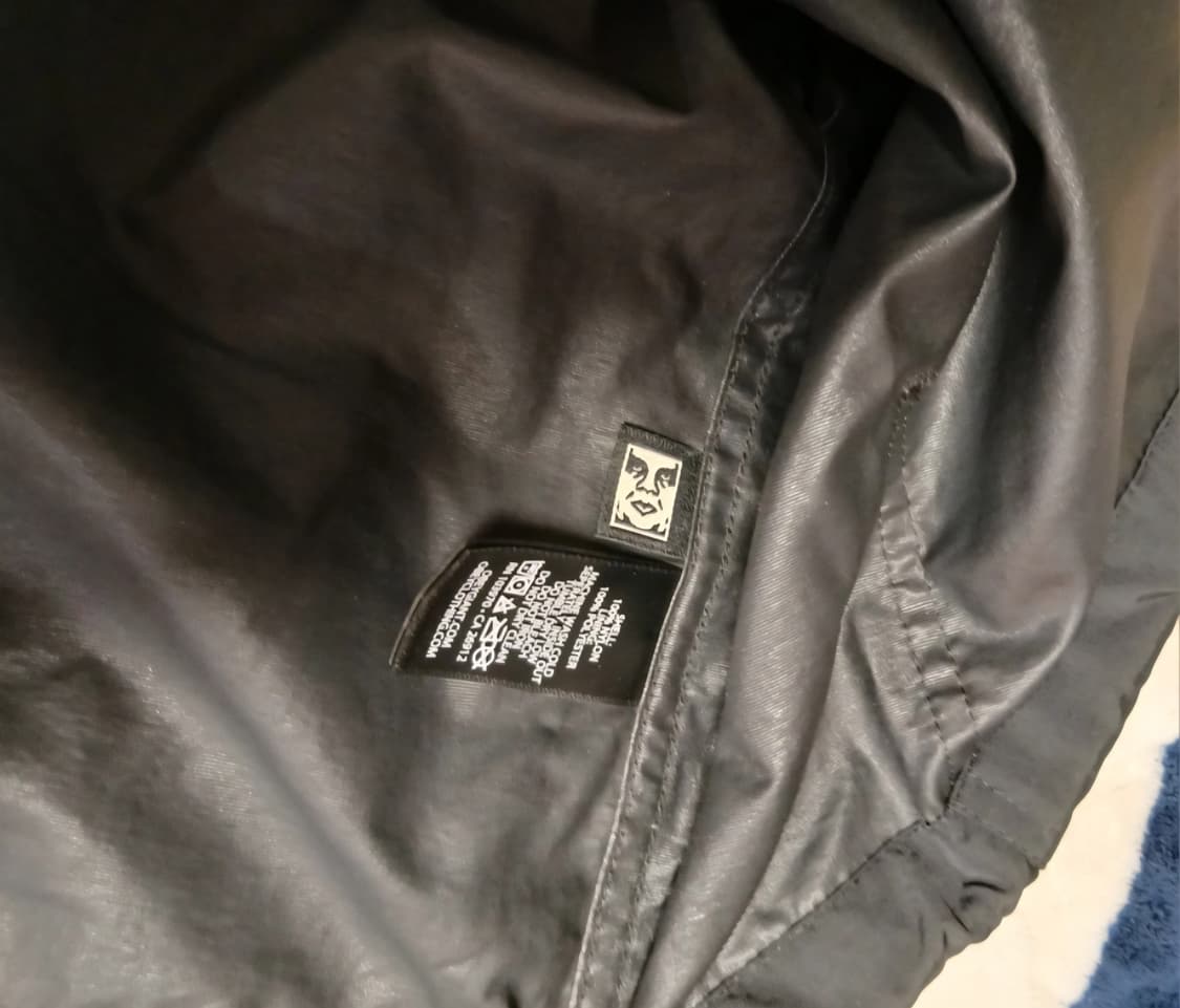 오베이 아노락 자켓 블랙 L 상품이미지5