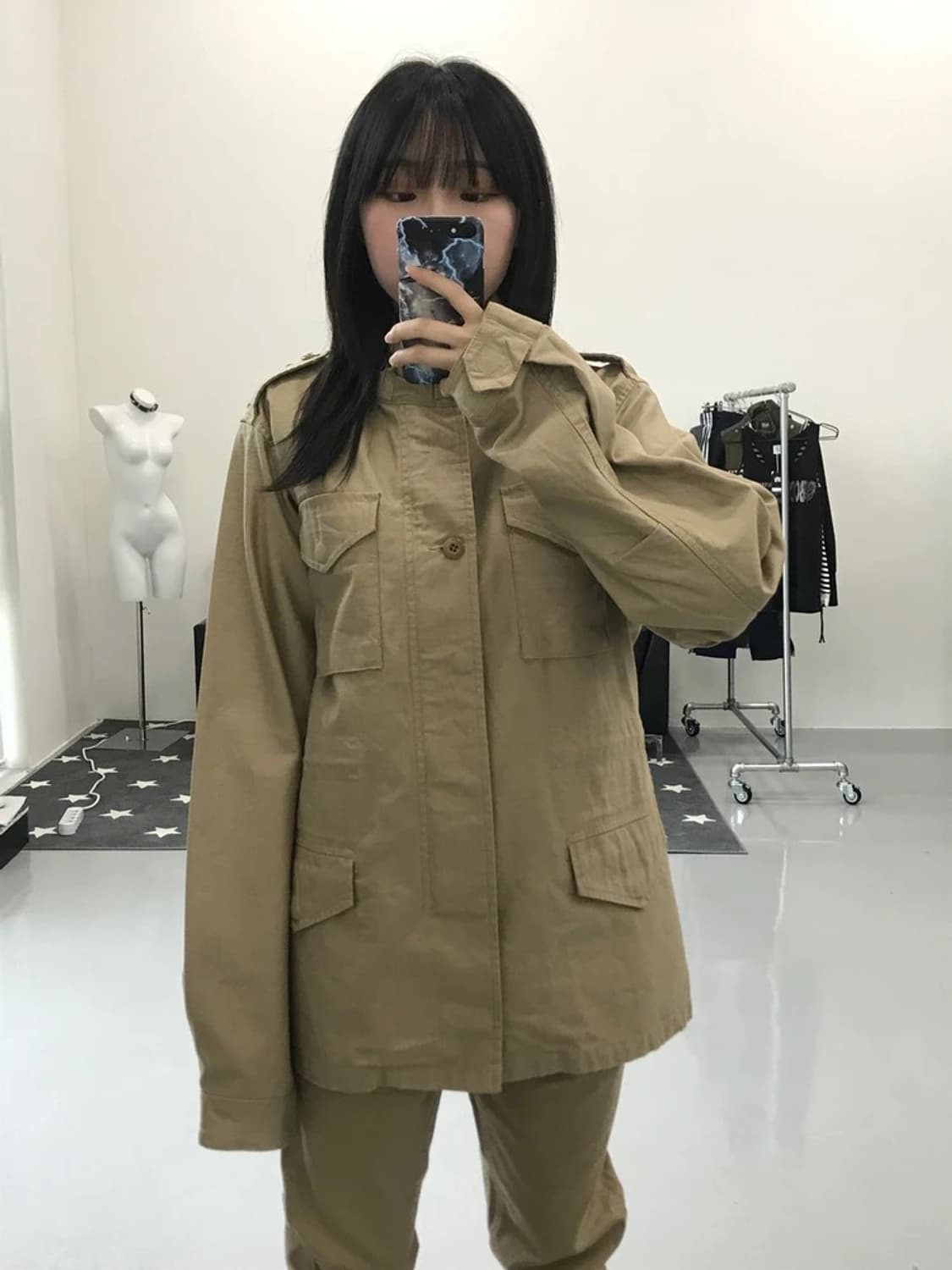 JPN 버너 베이지 자켓 상품이미지1