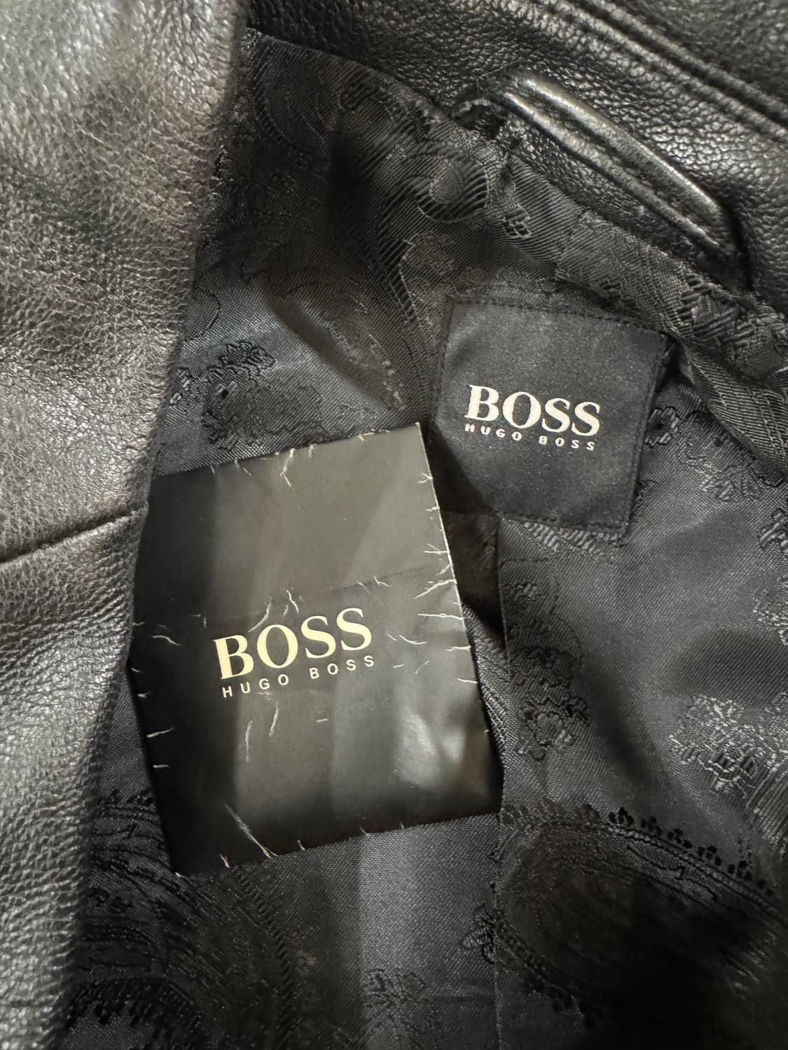 휴고 보스 램스킨 레더 블레이저 자켓 상품이미지5