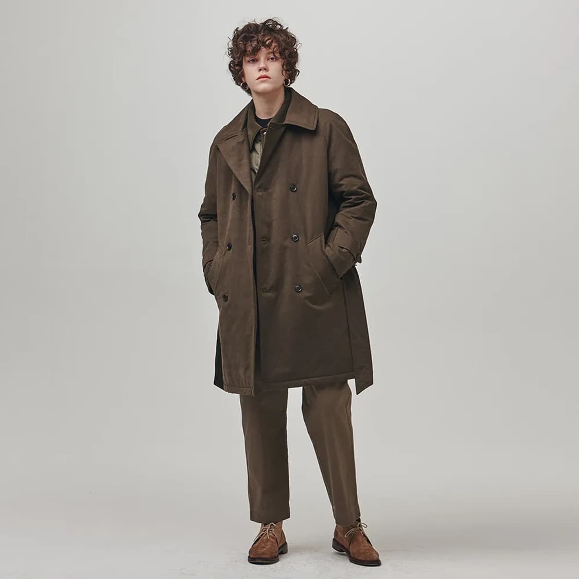 에스파이 로브 패딩 코트 상품이미지1