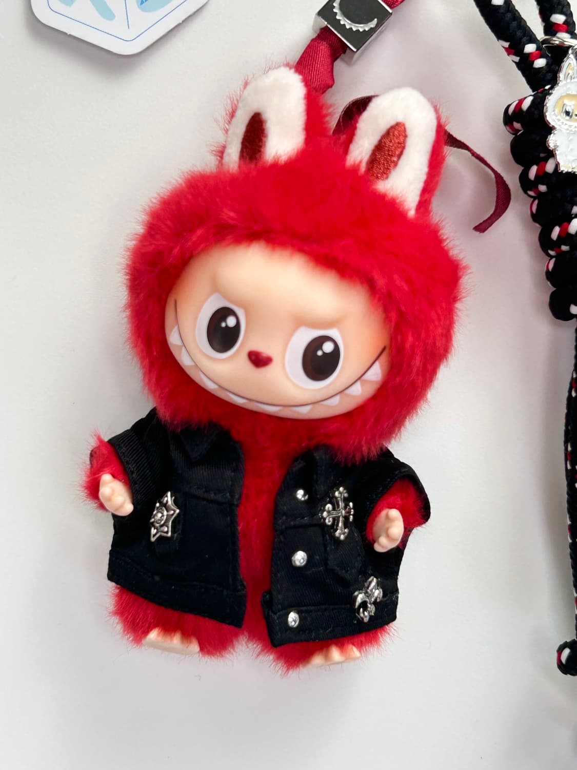 ❤️라부부 내 마음속 비밀번호 “X” — red 커스텀 미니키링 상품이미지2