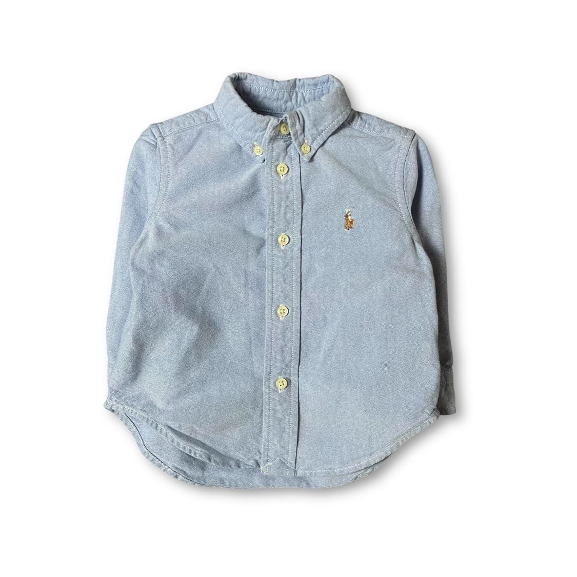 폴로랄프로렌 베이비 스카이블루 긴팔 셔츠 12M 상품이미지1