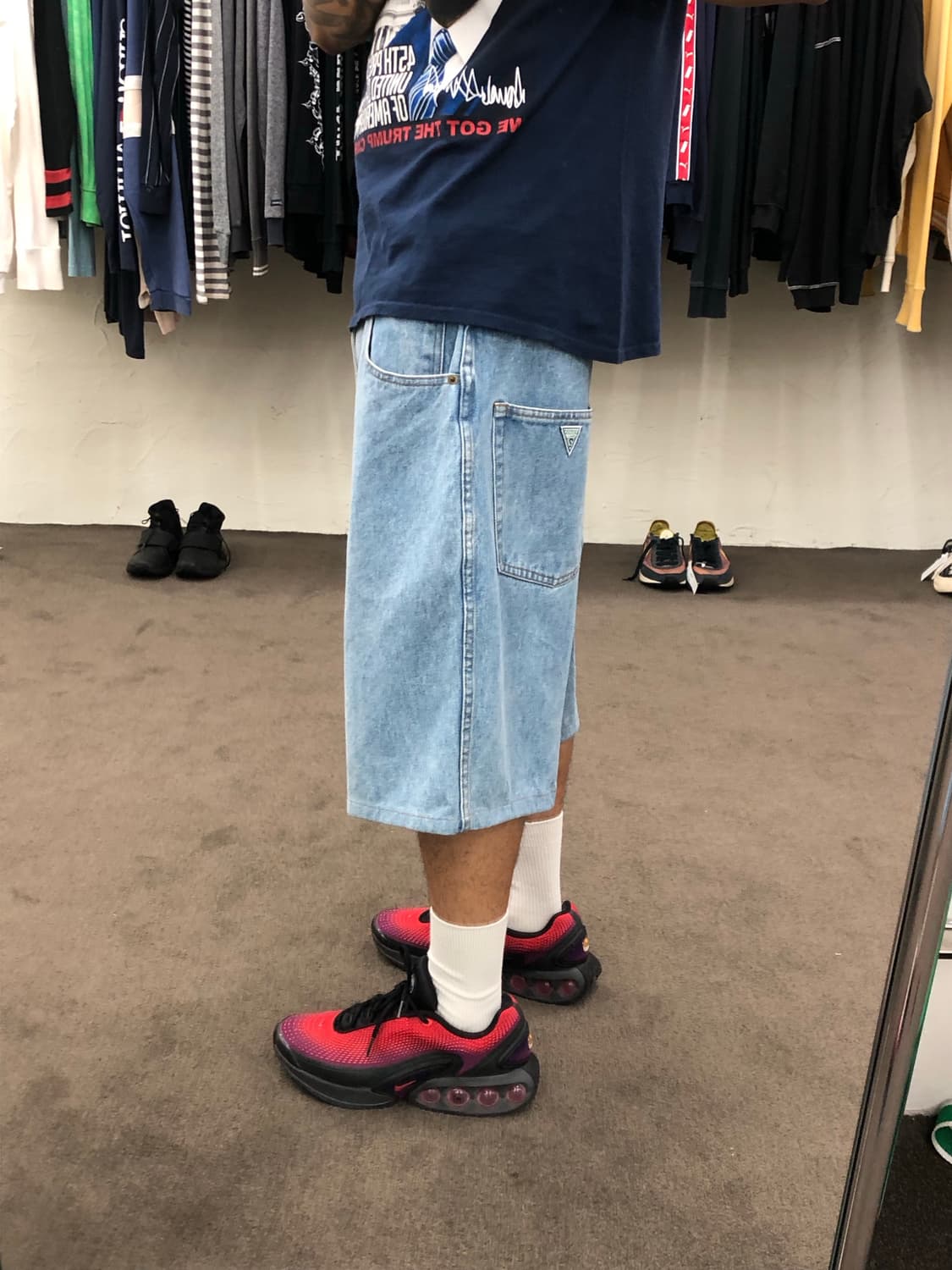 게스 데님 쇼츠 상품이미지5