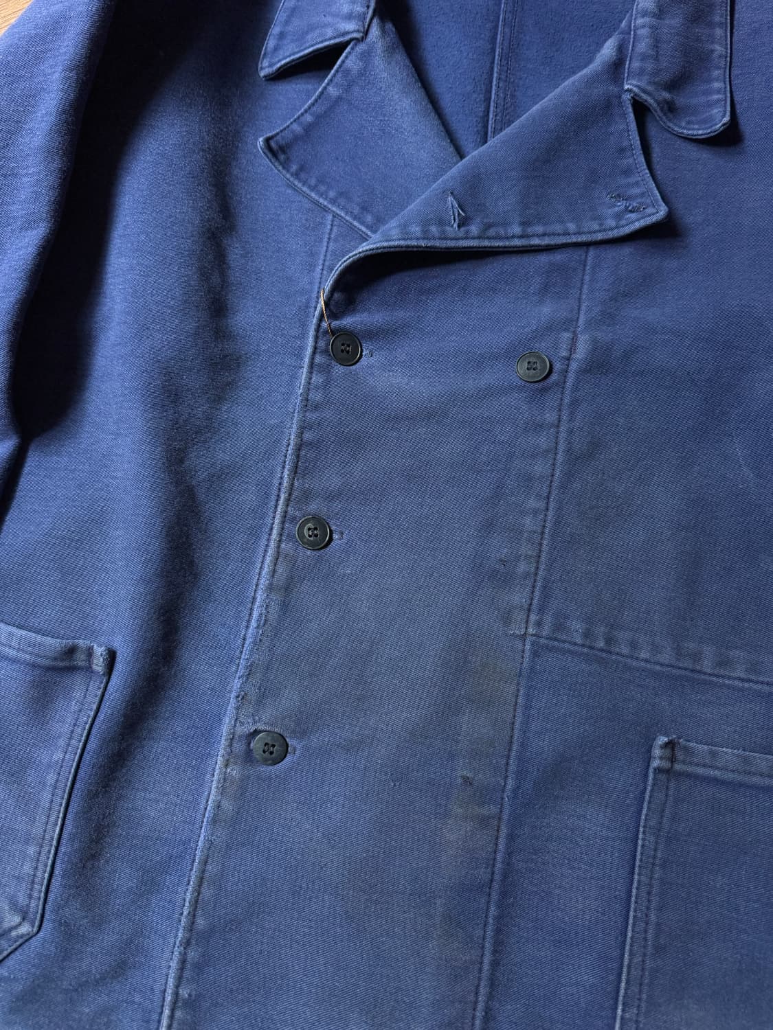 [2XL]90's 빈티지 몰스킨 더플 타입 프렌치 워크자켓 상품이미지3