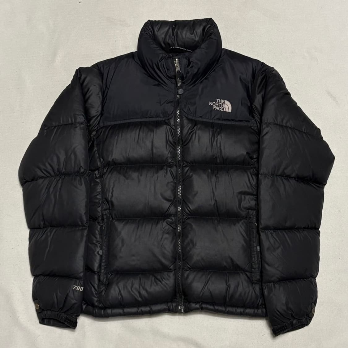 80 노스페이스 700 눕시 구스다운 블랙 패딩 상품이미지2