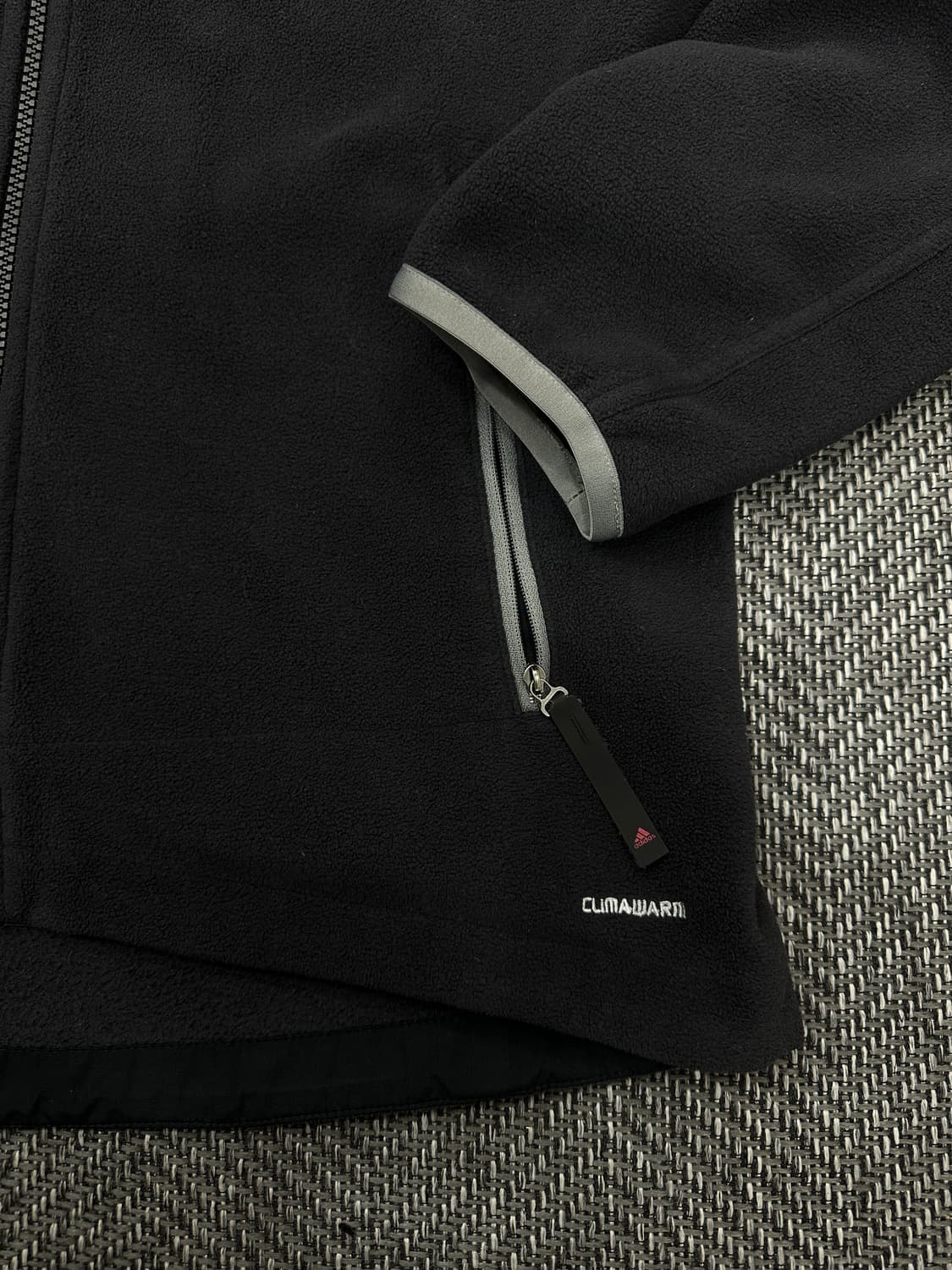 아디다스 후리스집업 블랙 상품이미지4