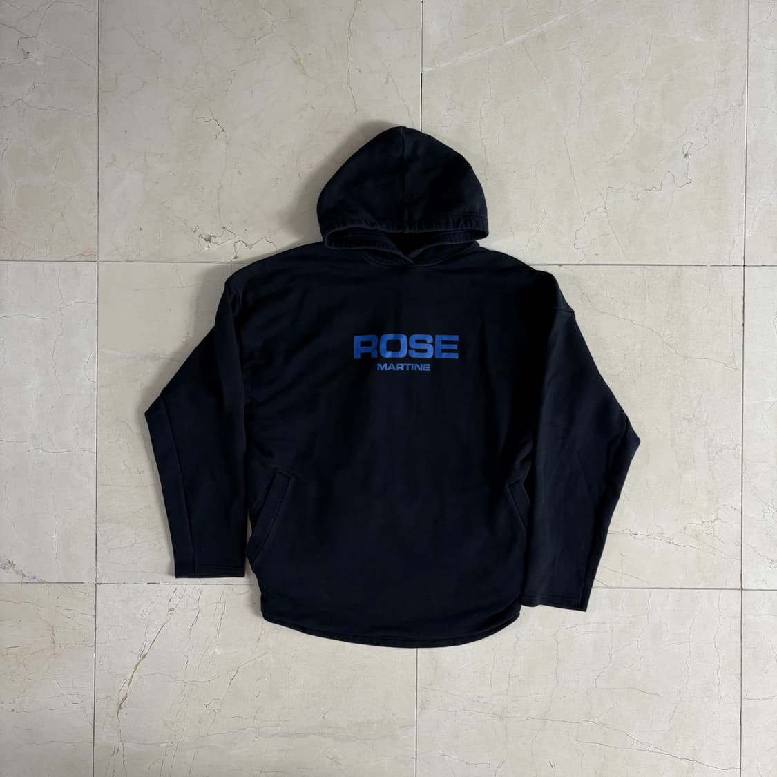 Martine Rose Black Collapsed Hoodie 상품이미지1