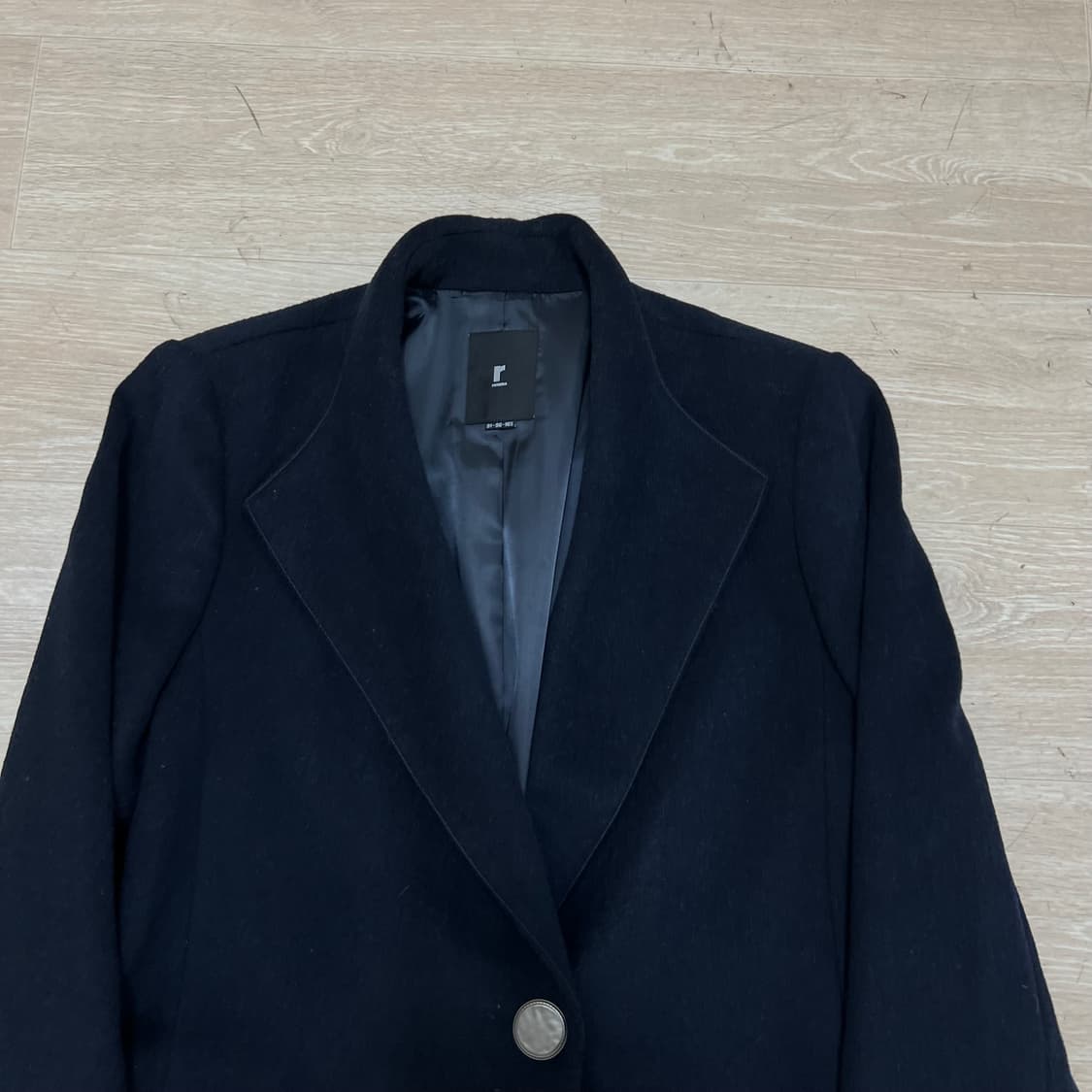 레노마 여성 울 혼방 싱글코트 [네이비] 91-96-165 상품이미지2