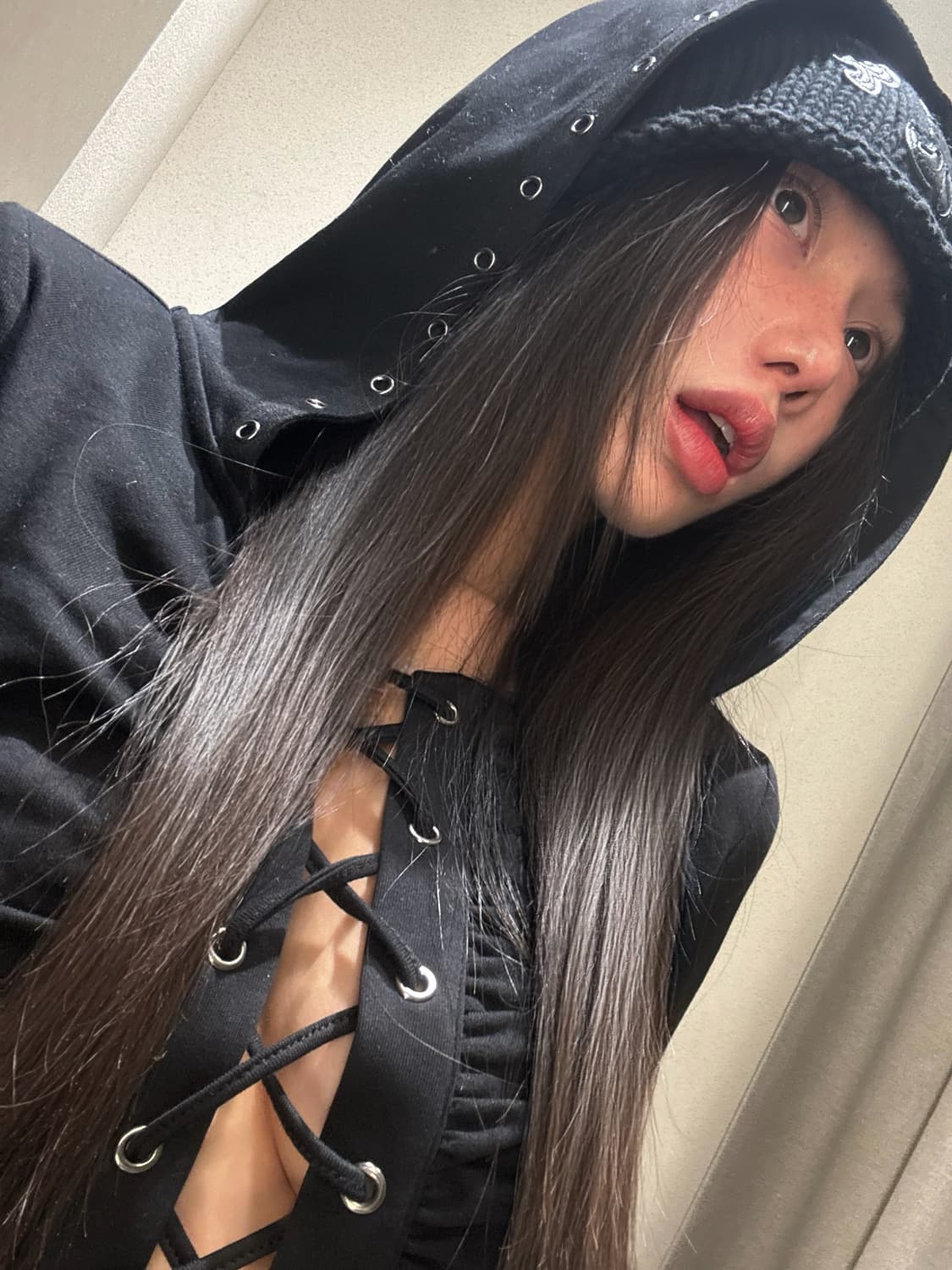 오디너리홀리데이 코르셋 후드 상품이미지1