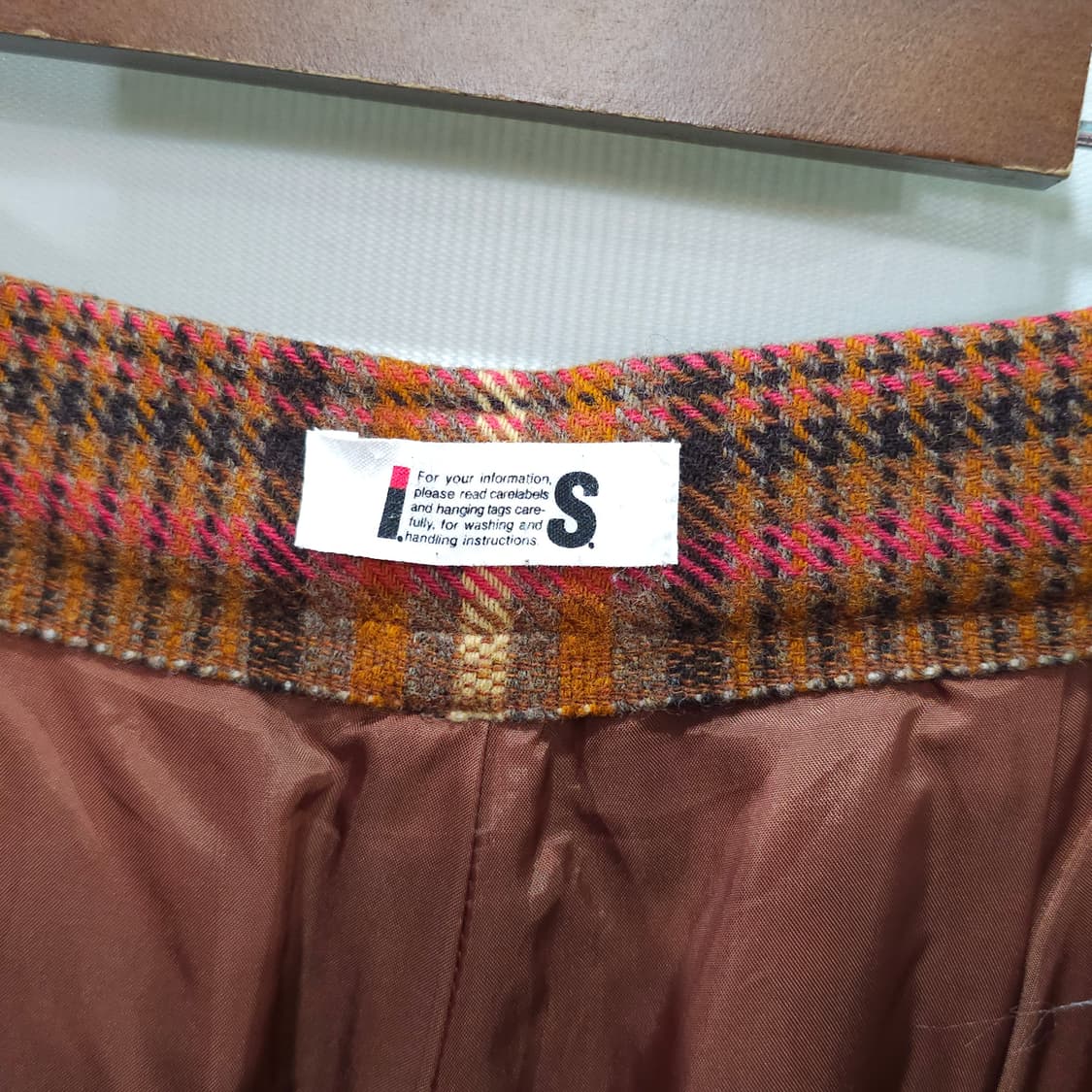80s ISSEY MIYAKE IS 스포츠 체크울 팬츠- 우먼25 상품이미지8