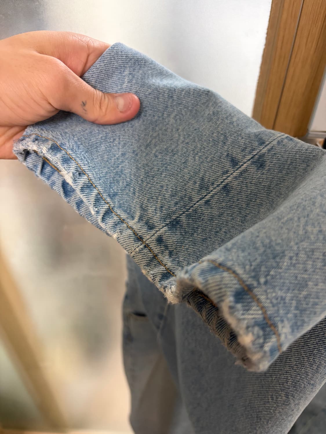 sunflower wide twisted denim 31/32 상품이미지4