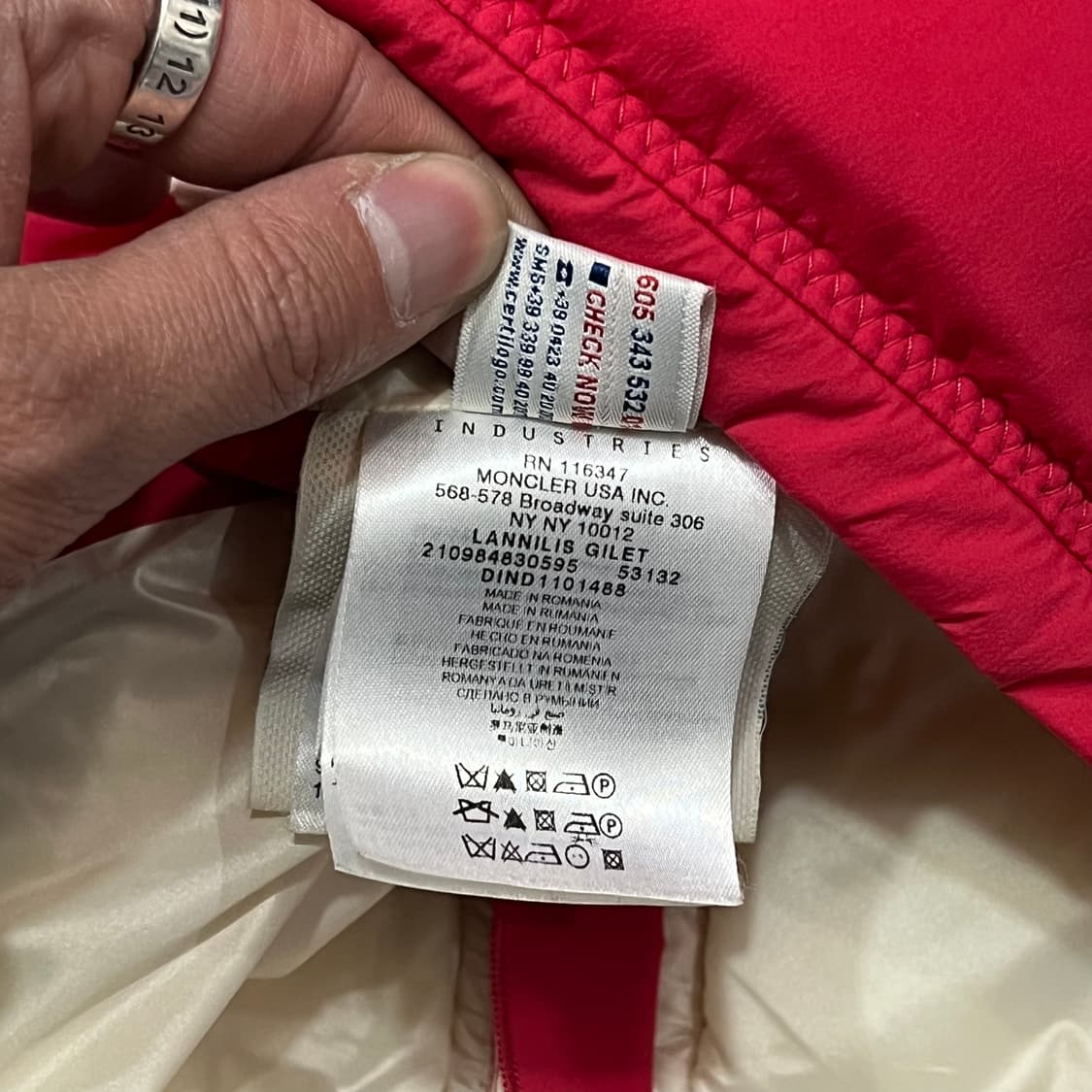  몽클레르 푸퍼 베스트 +명품감정서 y15445 상품이미지8