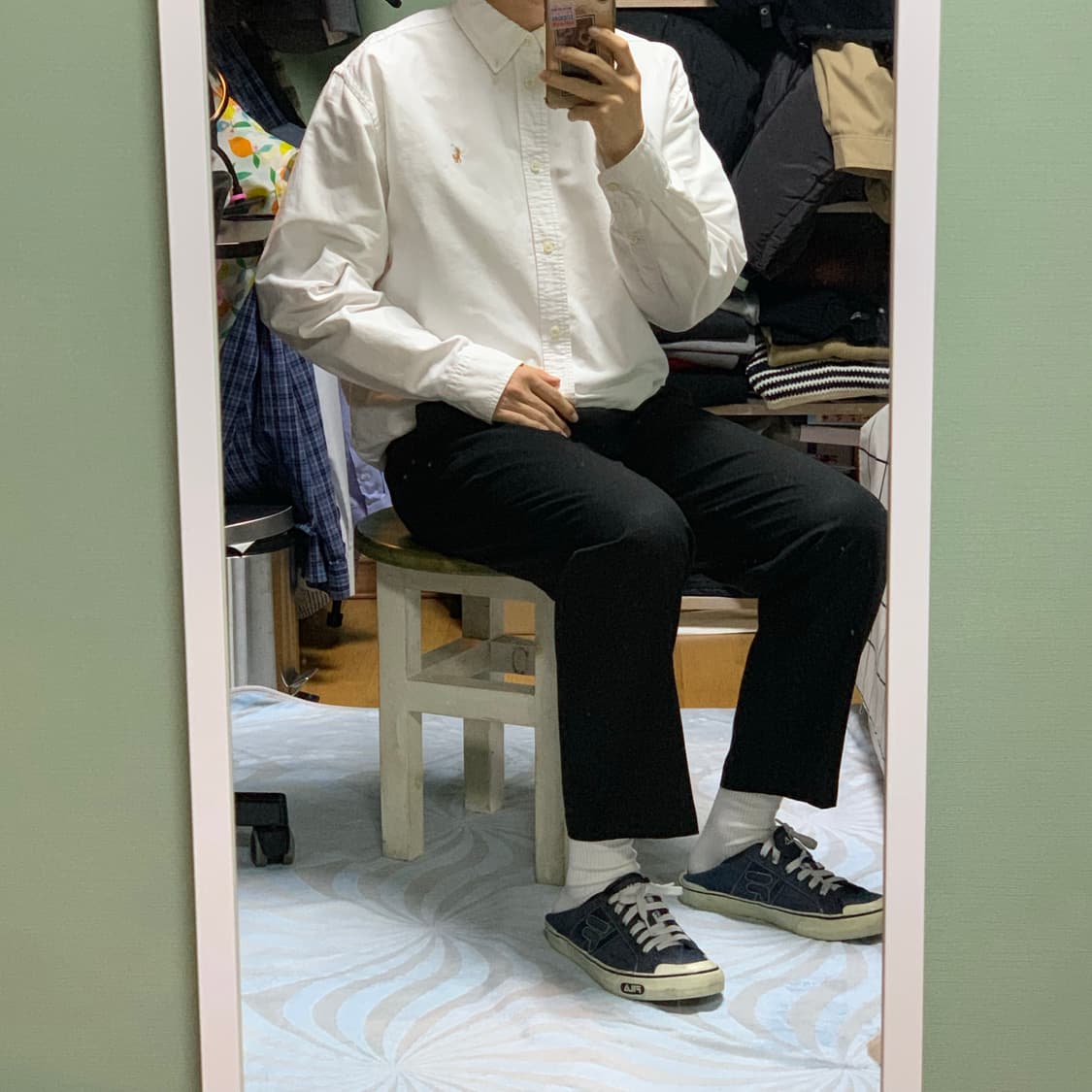 폴로 랄프로렌 화이트 셔츠 상품이미지4