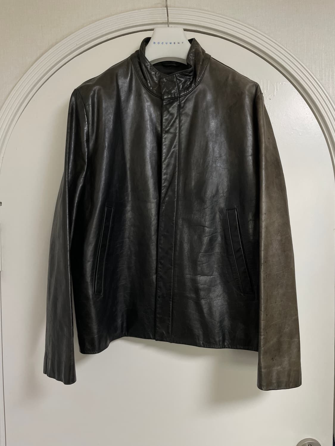 [VINTAGE] 썬페이딩 레더 자켓 상품이미지1