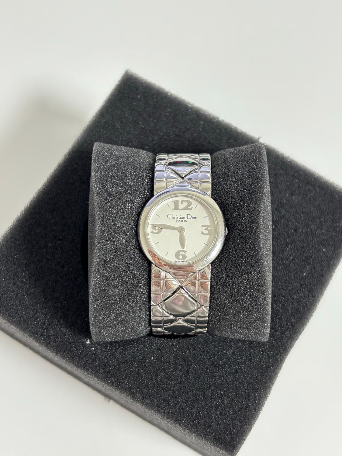 디올 까나쥬 여성 실버 손목시계 상품이미지1