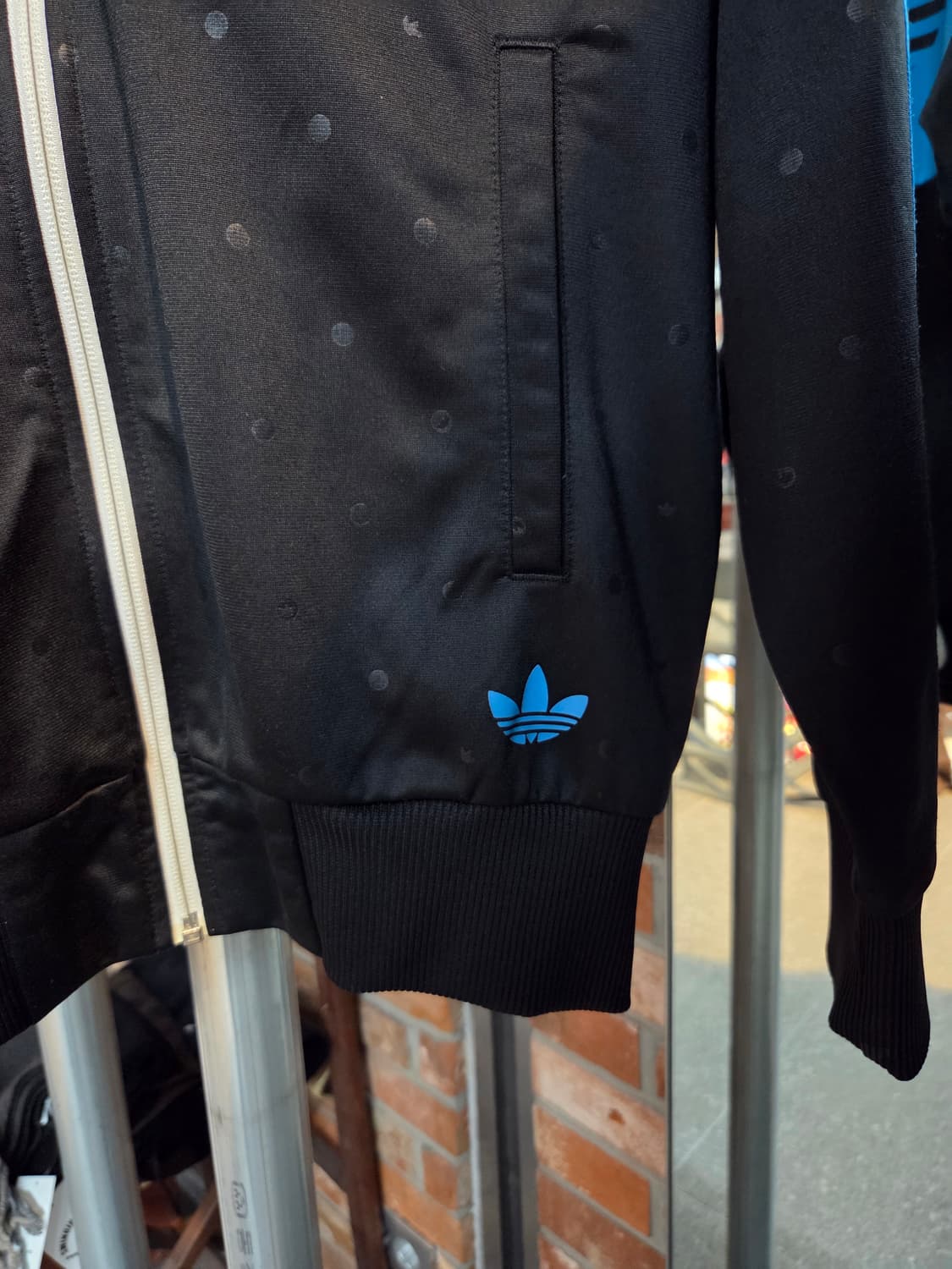 ADIDAS 아디다스 블루블랙 도트집업 상품이미지7