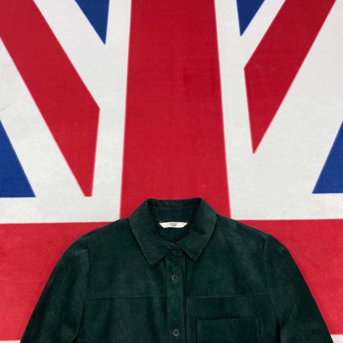 빈티지 돈피 스웨이드셔츠  36 실측 여성55 상품이미지3