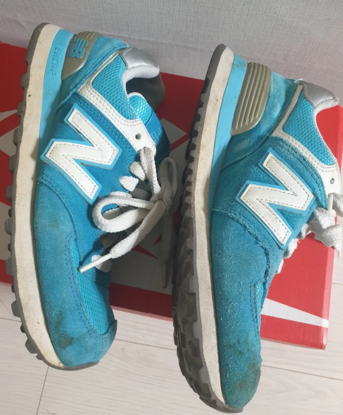 ㅋㄱ2.5)뉴발란스 574 230 민트 상품이미지4