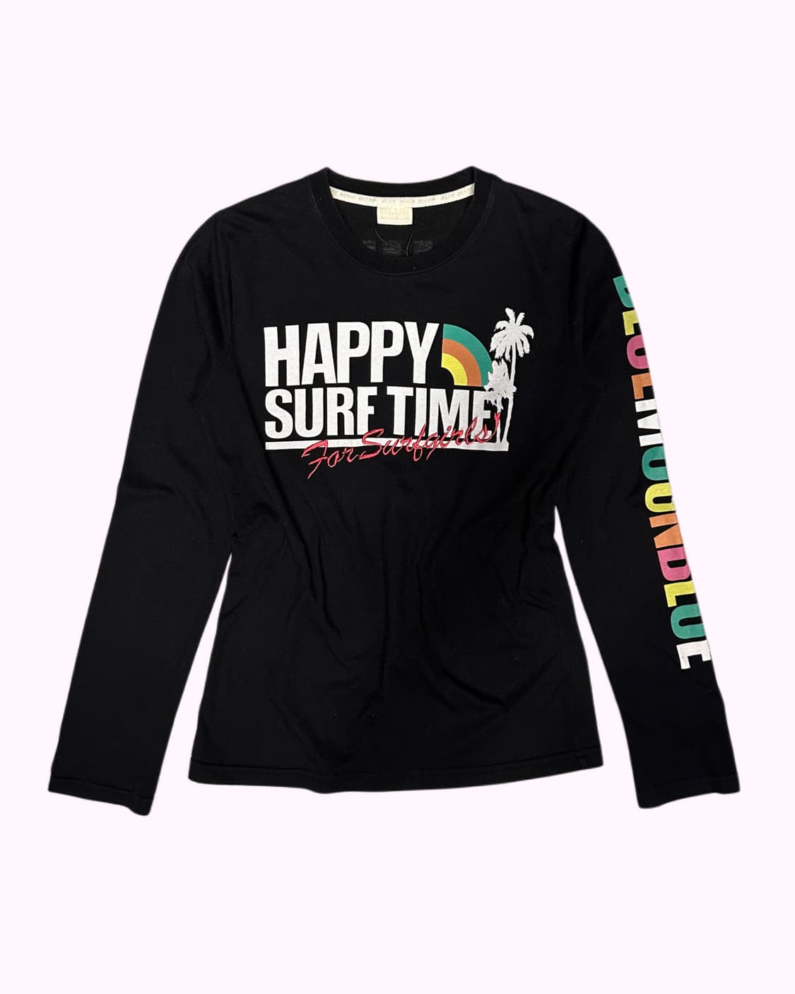 BLUEMOONBLUE logo lettering slim t-shirt 상품이미지2