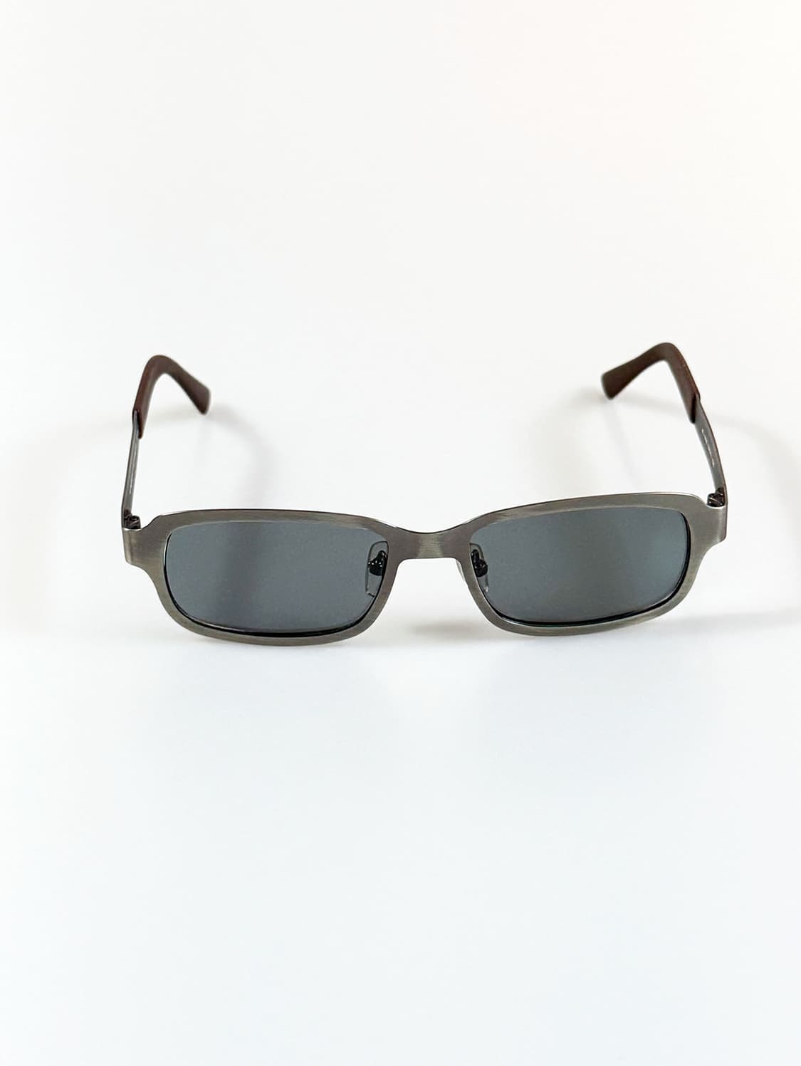 90s REGENCY 실버 메탈릭 스퀘어 빈티지 선글라스 상품이미지1