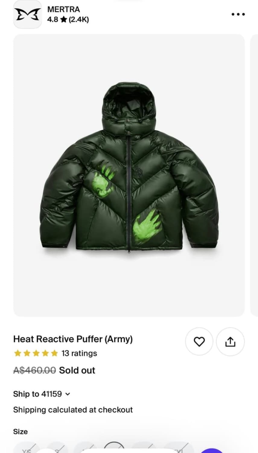 Mertra 머트라 히트리액티브 패딩 상품이미지1