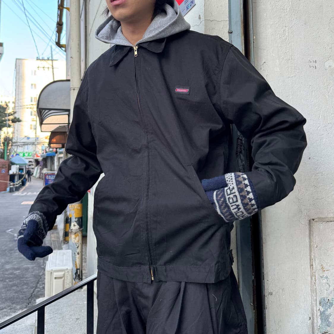Dickies Black Deck Jacket 상품이미지4