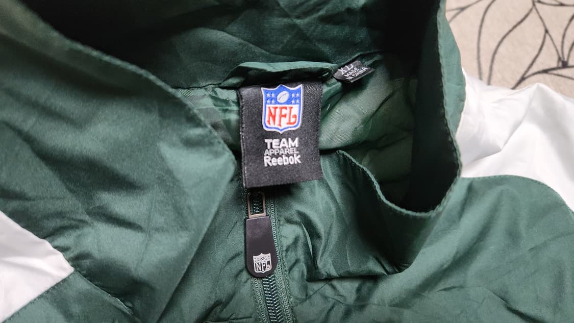 리복 NFL 그린베이 패커스 팀 자켓 XL 110 상품이미지5