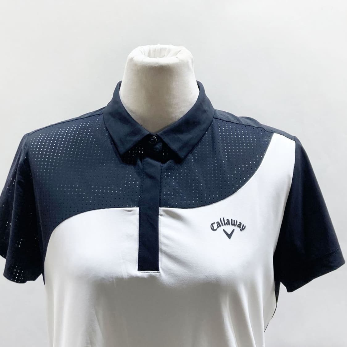 캘러웨이 여성골프반팔 블랙화이트 M 진스센스 상품이미지2