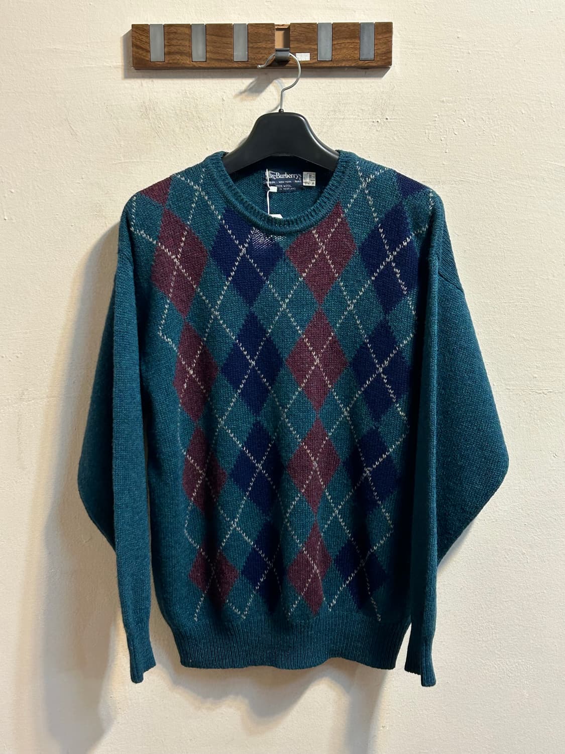 버버리 아가일 울 니트 상품이미지1