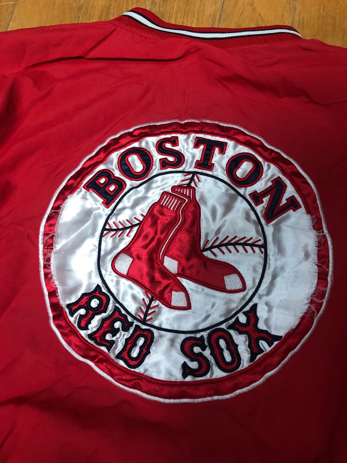 MLB 보스턴 레드삭스 와펜 자수 웜업 XL 상품이미지7