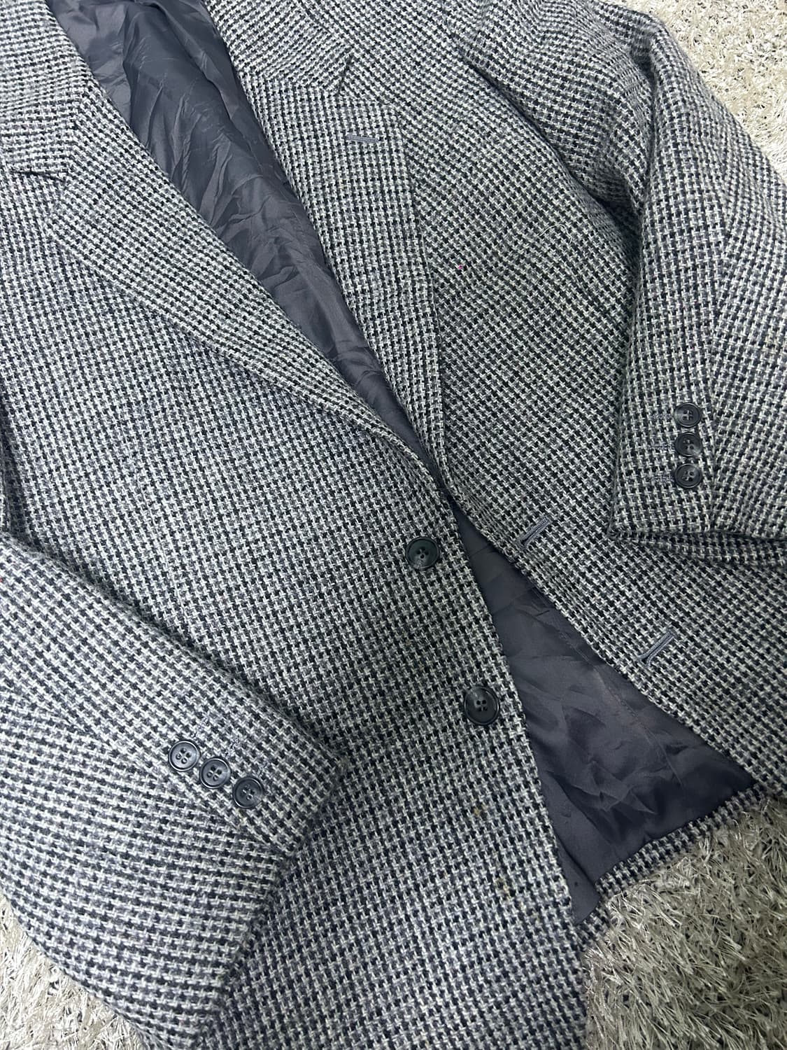 일제 하운드투스 울 블레이저 사이즈 100 상품이미지2