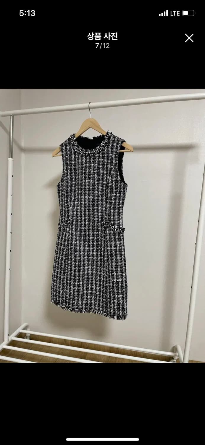 ROEM 로엠 트위드 미니 원피스 소개팅 하객룩 셋업 라보빈티지 샤넬  상품이미지7