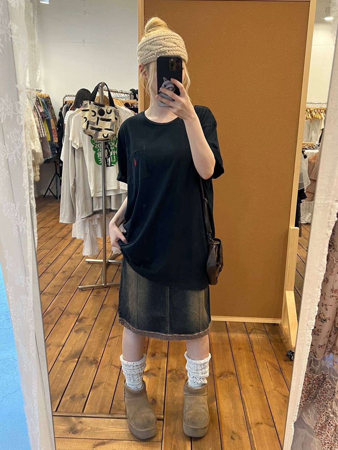 폴로 블랙 포켓 반팔 상품이미지2