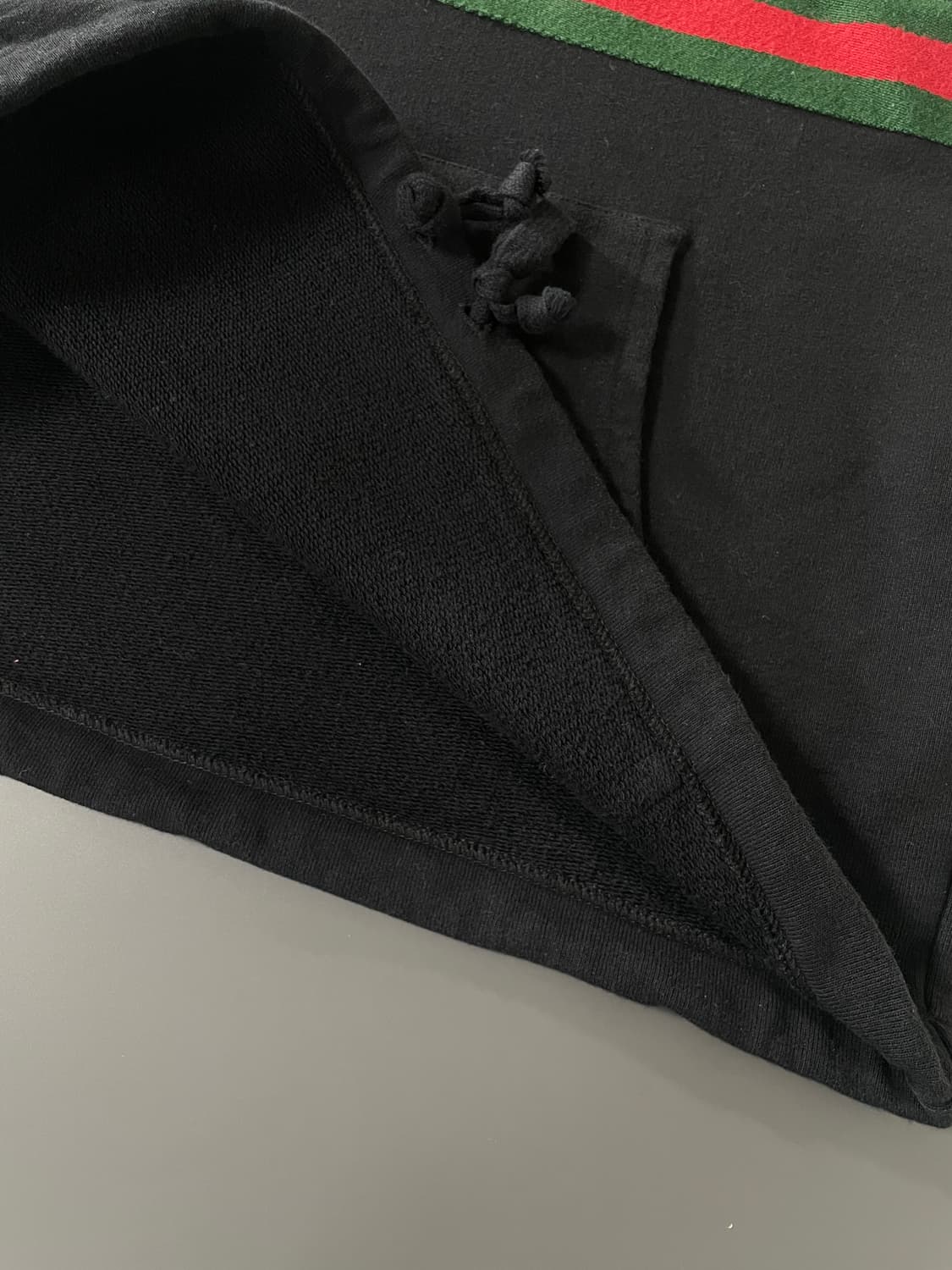 [S] GUCCI 구찌 코튼 저지 스웻 웹 후드 아노락 자켓 상품이미지7