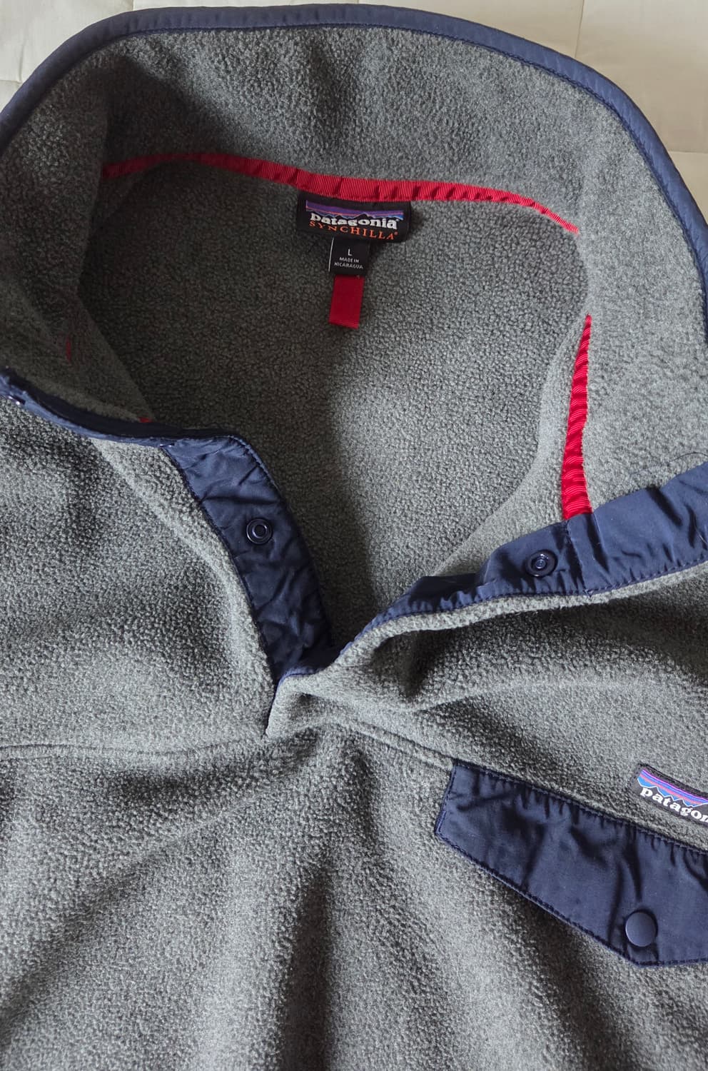 파타고니아 신칠라 스냅티 풀오버 스웨터 니켈 네이비 L 상품이미지5