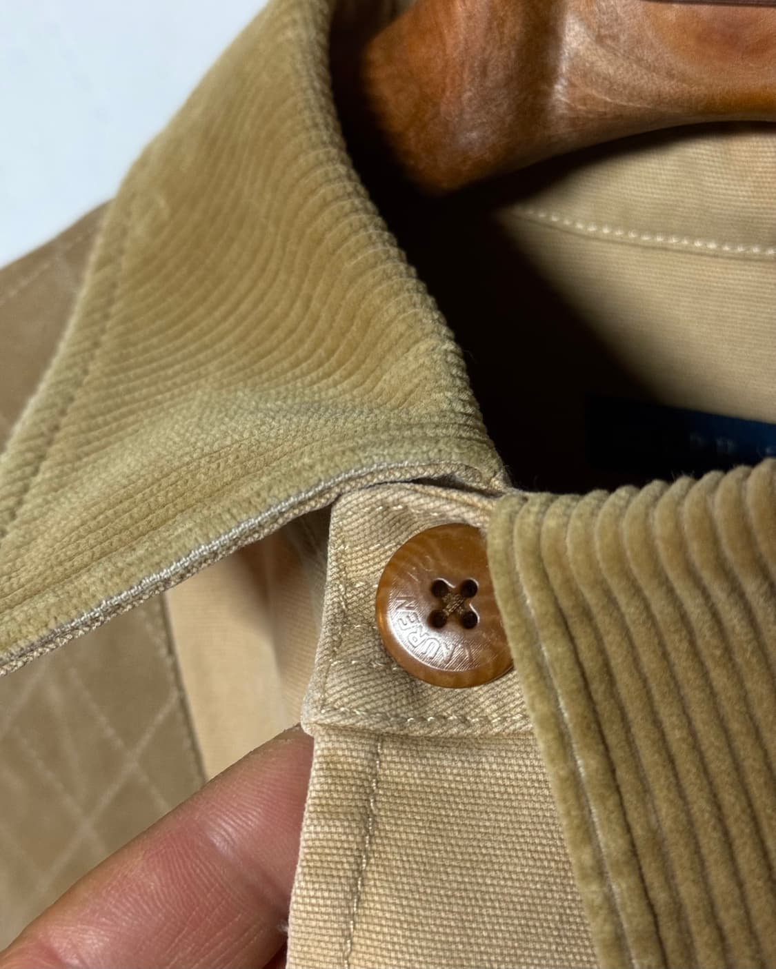 90‘s 폴로 랄프로렌 숄더패치 코튼 헌팅자켓 L 상품이미지4