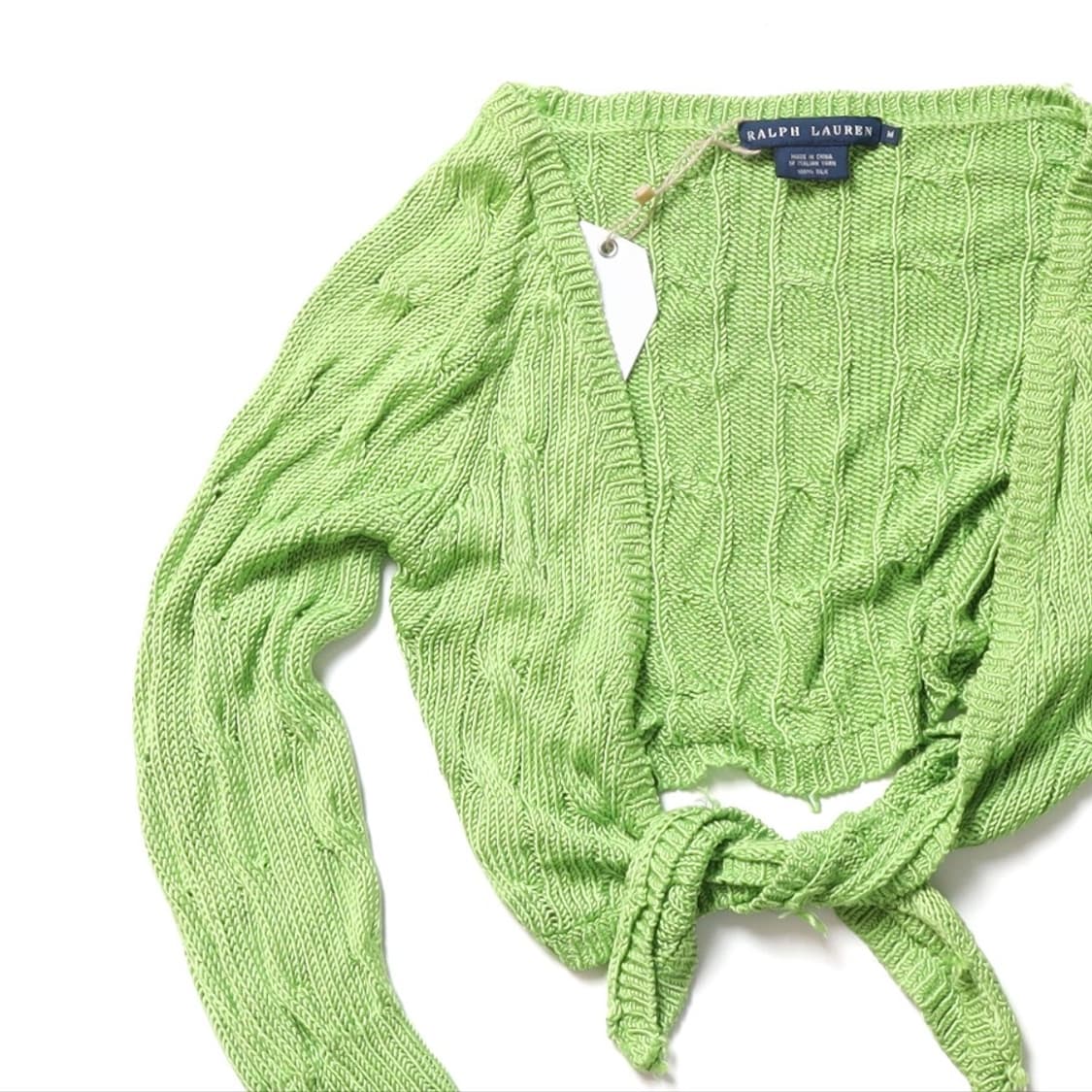 랄프로렌 Ralph Lauren Silk Cable Cardigan  상품이미지2