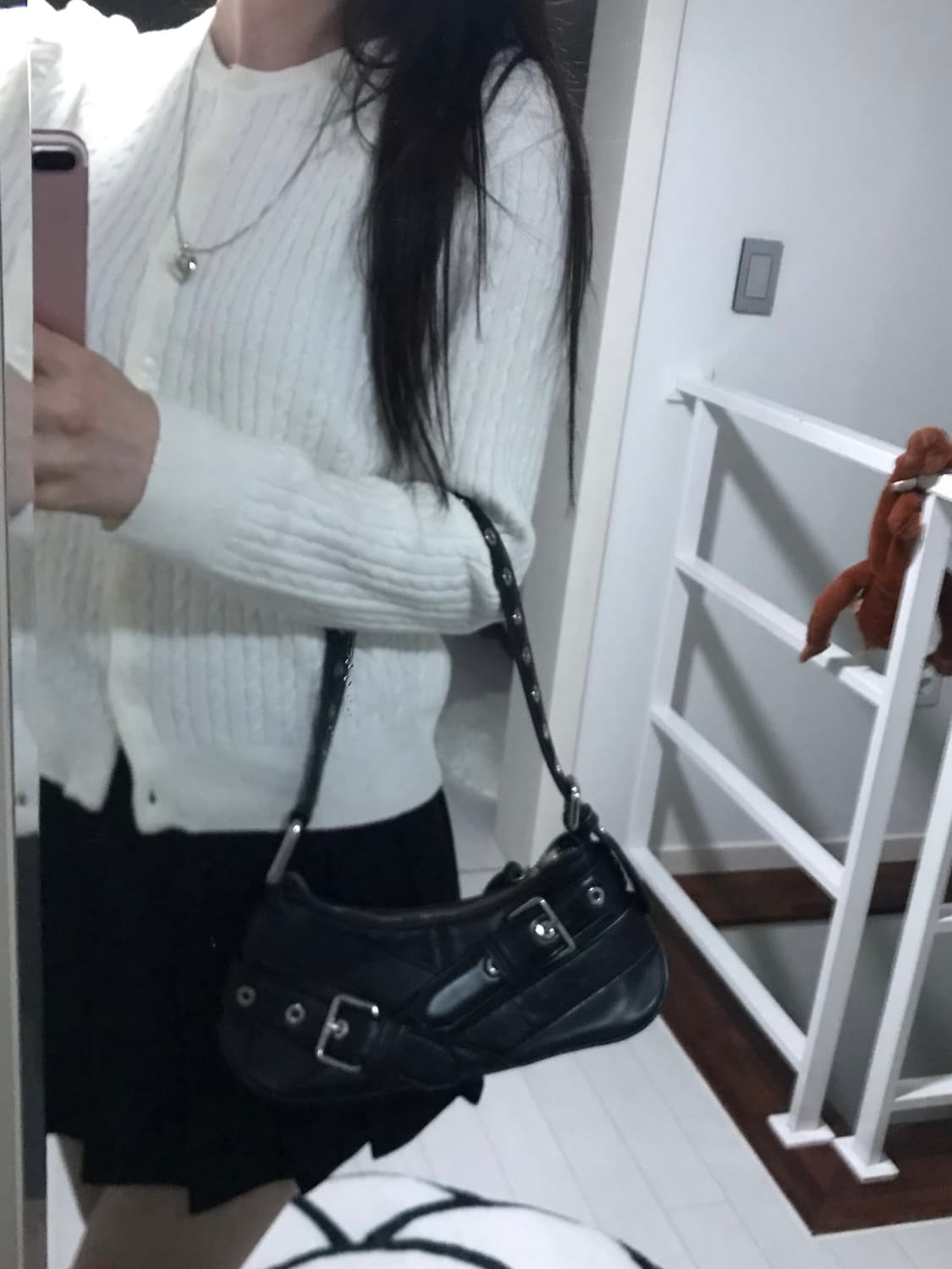 ZARA 블랙 포인트 디테일 가방 상품이미지6