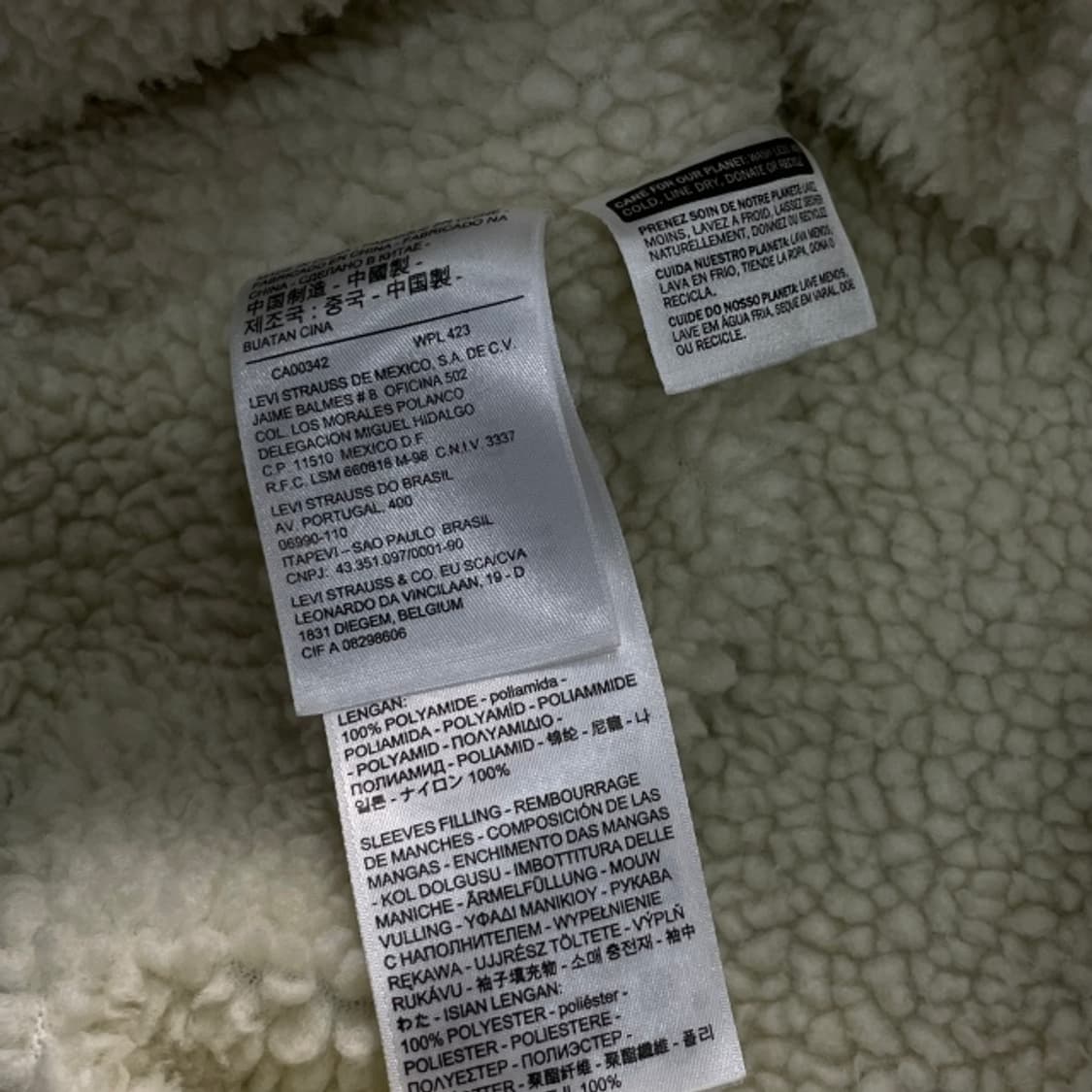 100 리바이스 쉐르파 자켓  상품이미지4