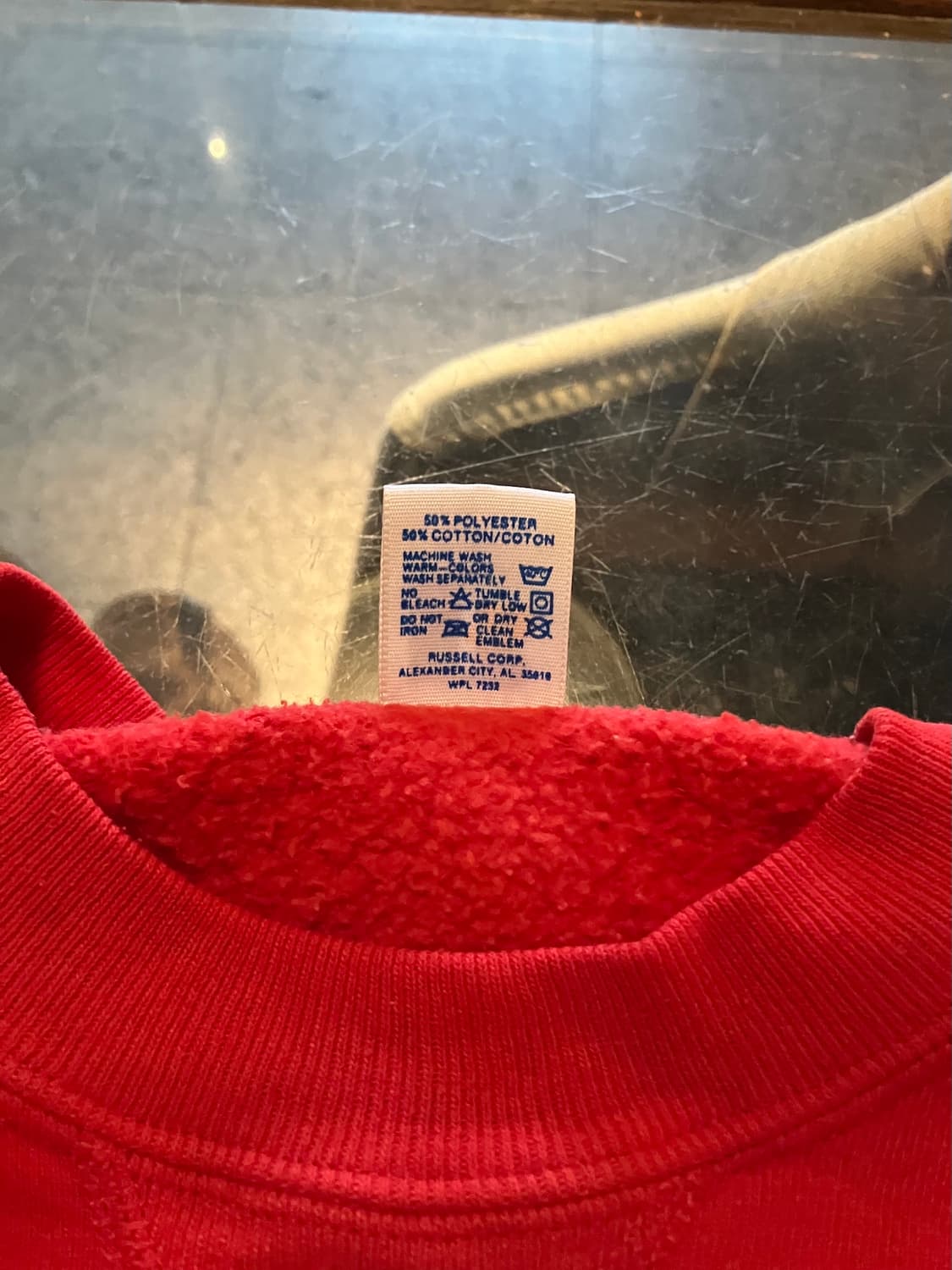 80s USA 빈티지 러셀 플레인 스웻 셔츠 맨투 상품이미지7